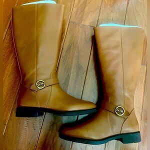 Coach Saddle Brown Tall Boots - Brand New